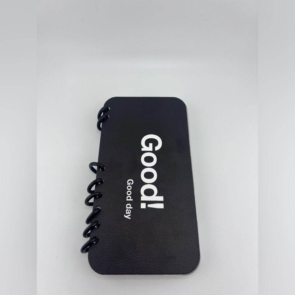 White and Black IPhone 16 pro max Case with Text Design - Picture 4 of 8